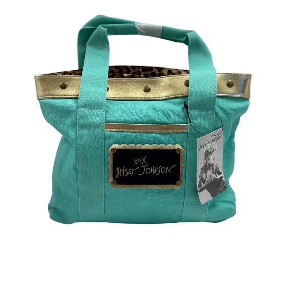 BETSEY JOHNSON x  REDKEN Mint Green Mini Tote - NWT - Picture 1 of 9